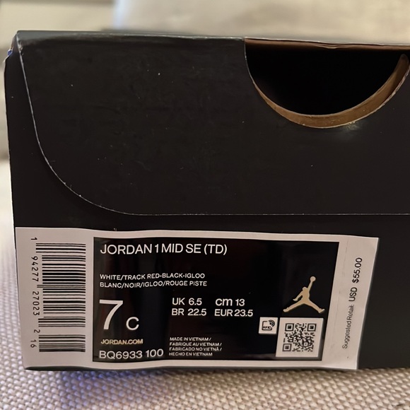 Nike Jordan 1 toddler sneakers - Picture 9 of 9